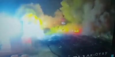 Huge Explosion In Kazakhstan Cafeteria