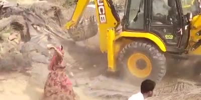 Woman Ran Over By Excavator During Confrontation Over Land