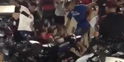 Mass Fight Breaks Out After Flamengo FC Lost The Game