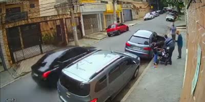 Family Carjacked In Brazil