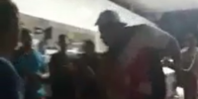 Fight Breaks Out At The Gas Station In Brazil