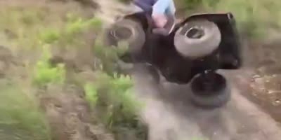 ATV Rider Loses Control