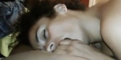 Prostitute passed out with a dick in her mouth