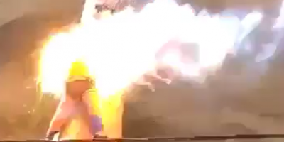 Worker Gets Zapped