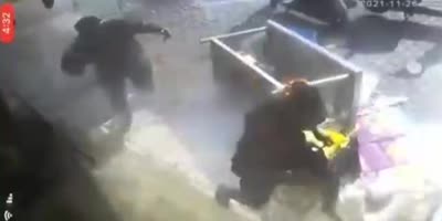 Gas explosion.