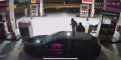 Thief Accidentally Shoots His Bud During Robbery At The Gas Station In Brazil