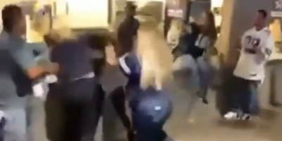 Girls Fight At Cowboys Game