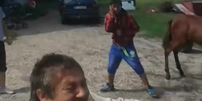 Hungarian gypsy fight