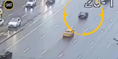 Major Russian accident. Two different angles.