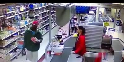 Cashier Got Sick And Tired Of Constant Theft. Manhandles Thieves Like A Boss(R)