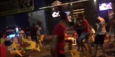 Wild Street Fight Ends With Shooting In Brazil