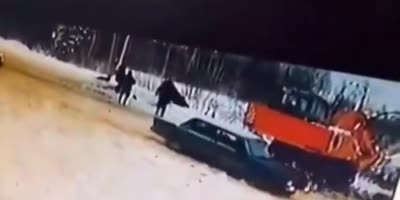 Russian Woman Crushed By Falling Off Truck Excavator Survives