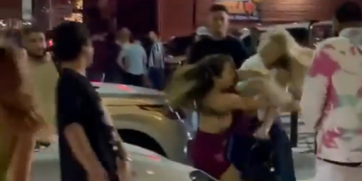 Quick Fight Of Texas Ladies At The Parking Lot