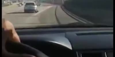 Driver livestreams himself speeding, and crashing