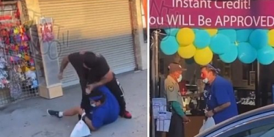 Bloody fight and dude SNITCHES to security