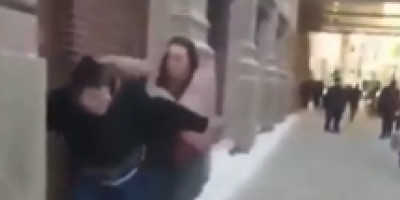 Women beats up Mentally Challenged Man in Canada