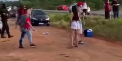 Roadside Party Fight Ends With Shooting In Brazil