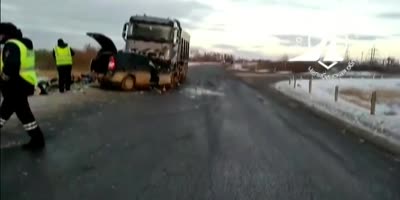 Fatal Head On Crash In Russia