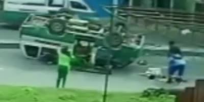 Ambulance Involved In Wreck!