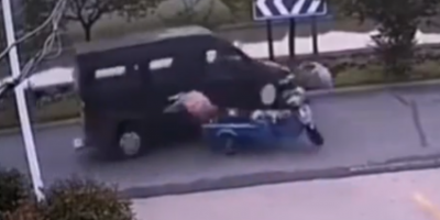 Elderly Couple VS Van