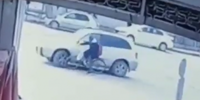 Cyclist Dragged & Ran Over By Female Driver In Turkey