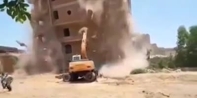 Egyptian demolition.