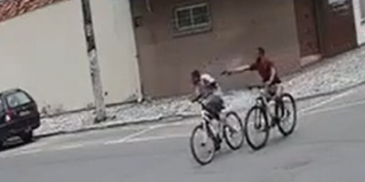 Assassins On Bicycles Chase & Shoot Another Cyclist In Brazil