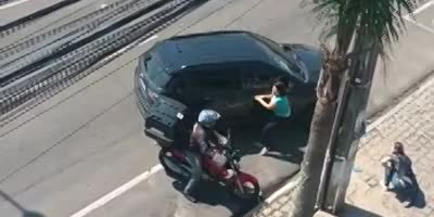 Couple Ran Over By Debt Collectors In Brazil