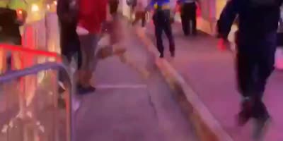 Running From The Cops Butt Naked!