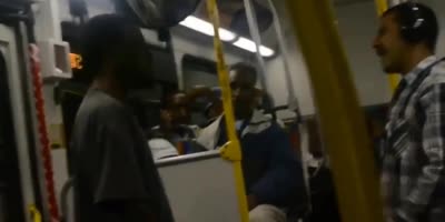 Loud Mouth Meets Wrong Latino Guy On The Bus