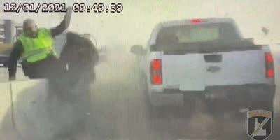 Close Call For Idaho Trooper