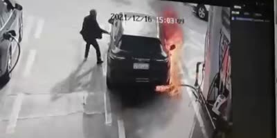 Arson Attack AT Chinese Petrol Pump
