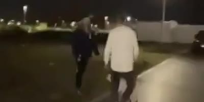 2 Weak Guys Fight Over A Fat Girl.