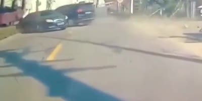 He Kept His Foot On The Gas Pedal.