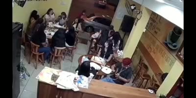 Scared Restaurant Visitors Robbed At Gun Point In Ecuador
