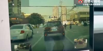 Short: Pedestrian Wrecked In China