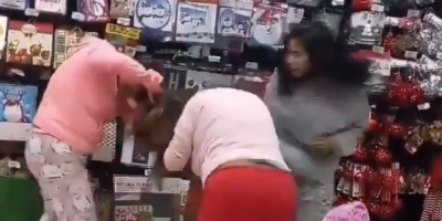 Mexican Parents Fighting In The Store