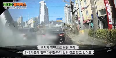 Car Crashes Through Wall Of A Building In Korea.