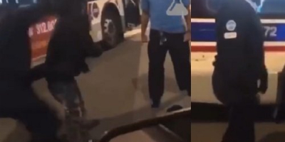 Bus Driver fucked up jackoff trying to start fights