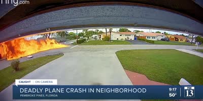 Deadly plane crash caught on video (R)