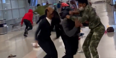Fight At Minneapolis Airport