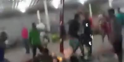 Mass After Party Brawl In Brazil