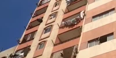 Man falls from the 10th floor.