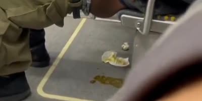 Man Takes A Shit On Subway!