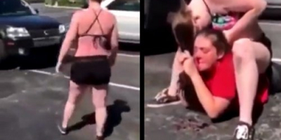 She got hit by car, beat shit out of driver