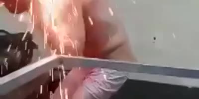 This is How Mechanics Take A Shower.