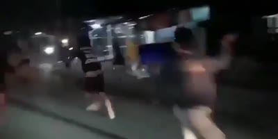 Indonesian Gangster Fighting