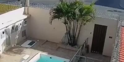 Old lady hit in high speed