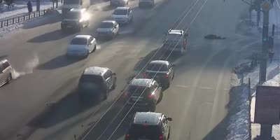 A 23 Year Old Girl In A Mercedes Hit A 64 Year Old Woman.