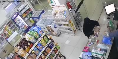 Saudi Driver Slams Into The Store